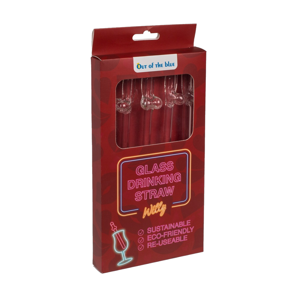 Glass Drinking Straw Willy